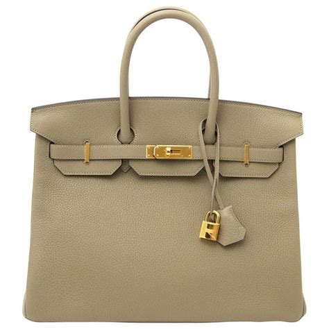 Hermès Birkin 35 Taurillon Clemence Sauge 